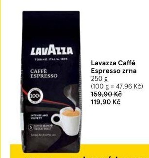 Zrnková káva Espresso Lavazza