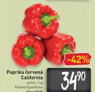 Paprika červená