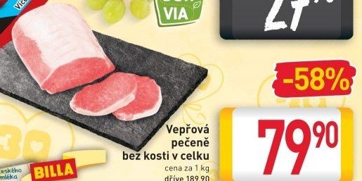 Vepřová pečeně bez kosti