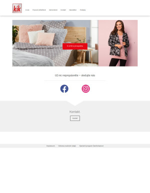 akční leták Kik textil 29.9.2021-5.10.2021