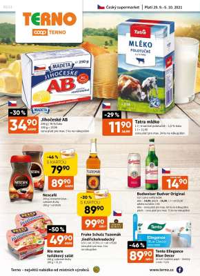 akční leták COOP 29.9.2021-5.10.2021