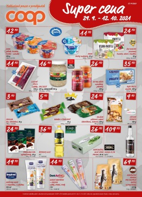 akční leták COOP 29.9.2021-5.10.2021