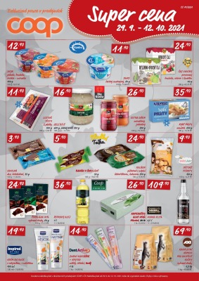 akční leták COOP 29.9.2021-12.10.2021