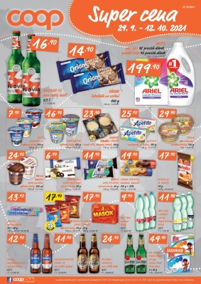 akční leták COOP 29.9.2021-12.10.2021