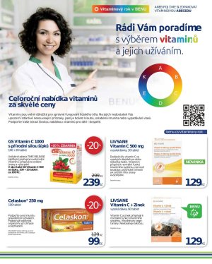 akční leták BENU Lékárna 1.10.2021-31.10.2021