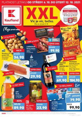 akční leták Kaufland 6.10.2021-12.10.2021