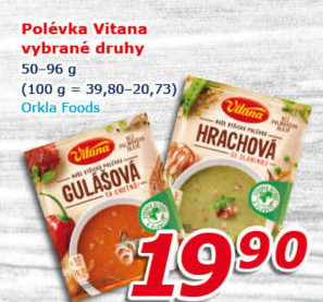 Instantní polévky Vitana