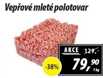 Maso mleté vepřové