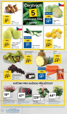 akční leták Tesco 6.10.2021-12.10.2021