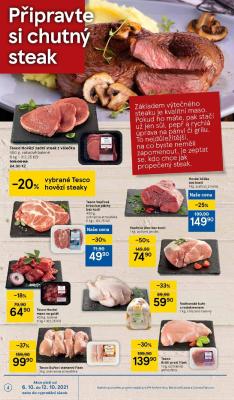 akční leták Tesco 6.10.2021-12.10.2021