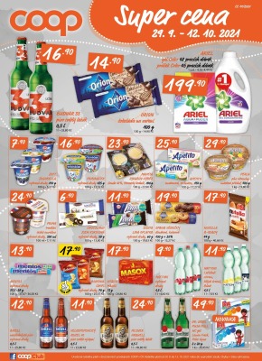 akční leták COOP 6.10.2021-12.10.2021