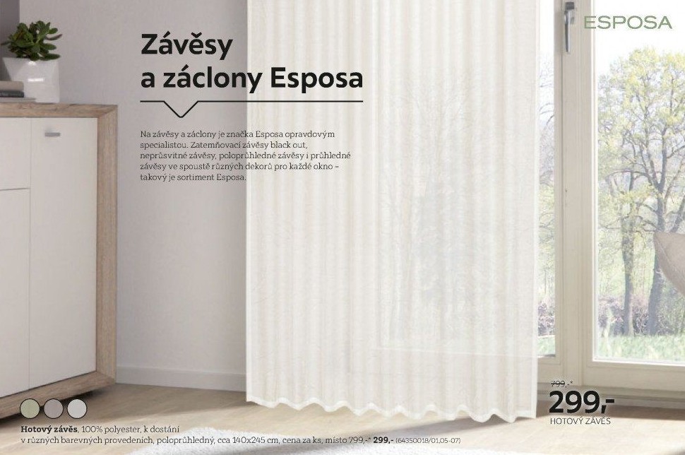 HOTOVÝ ZÁVĚS