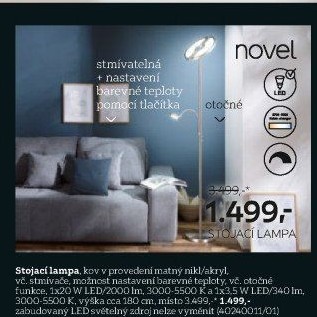 STOJACÍ LED SVÍTIDLO