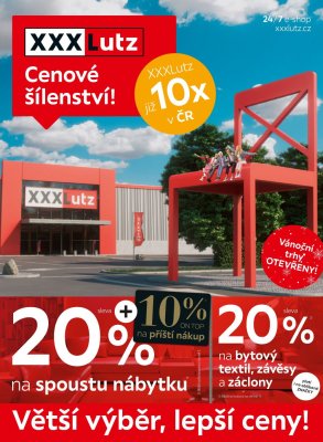 akční leták XXXLutz 4.10.2021-17.10.2021