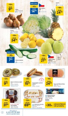 akční leták Tesco 6.10.2021-12.10.2021