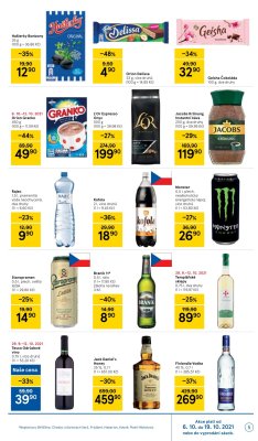 akční leták Tesco 6.10.2021-12.10.2021