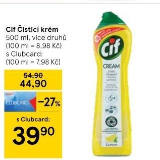 Krémový čistič Cif Cream