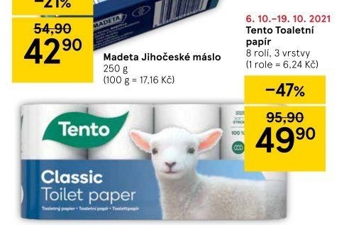 Toaletní papír 3vrstvý Tento