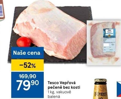 Vepřová pečeně bez kosti Tesco
