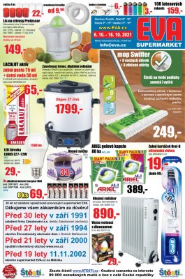 akční leták EVA.cz 6.10.2021-18.10.2021