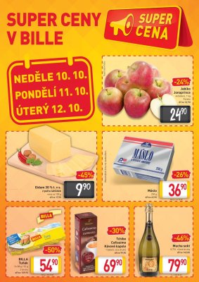 akční leták BILLA 6.10.2021-12.10.2021