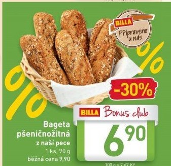 Bageta pšenično-žitná