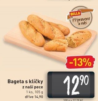 Bageta s klíčky