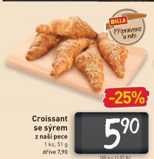 Croissant sýrový