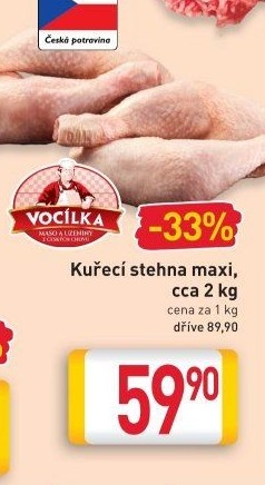 Kuřecí stehna Vocílka