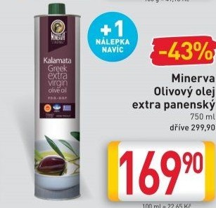 Olivový olej extra panenský Minerva