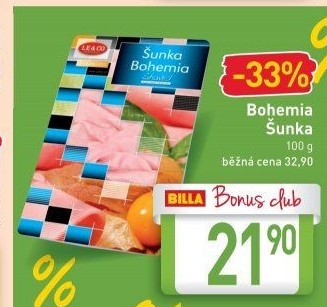 Šunka Bohemia LE&amp