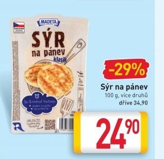 Sýr na pánev Madeta
