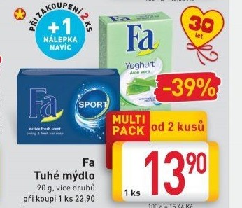 Tuhé mýdlo Fa
