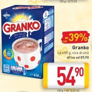Instantní kakao Granko