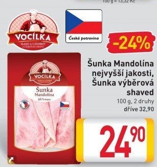 Šunka nejvyšší jakosti Mandolína Vocílka