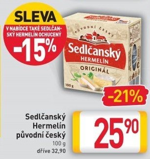 Sýr Hermelín Sedlčanský
