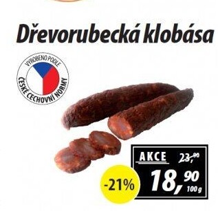 Dřevorubecká klobása