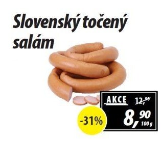 Salám slovenský točený