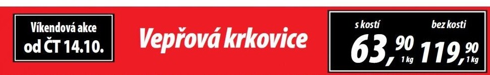 Vepřová krkovice s kostí
