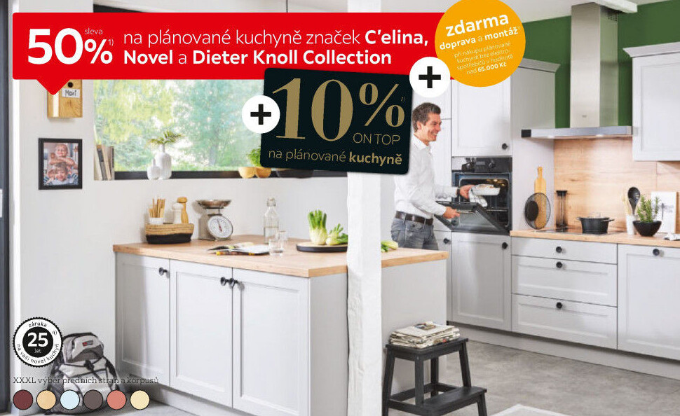 PLÁNOVATELNÁ KUCHYNĚ SE SPOTŘEBIČEMI