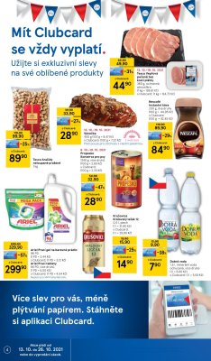 akční leták Tesco 13.10.2021-19.10.2021