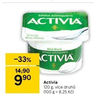 Bílý jogurt Activia Danone