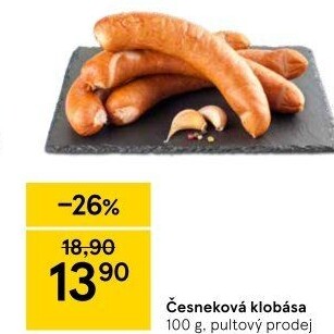 Česneková klobása