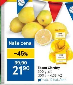 Citrony Tesco