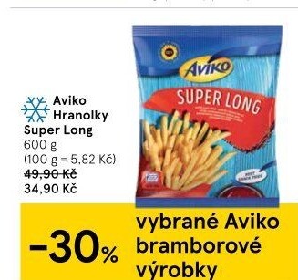 Hranolky mražené Super Long Aviko