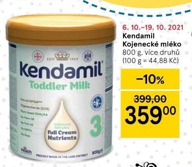 Kojenecká výživa Kendamil