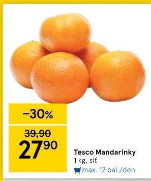 Mandarinky Tesco