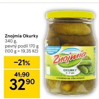 Okurky Znojmia
