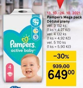 Pleny dětské Pampers