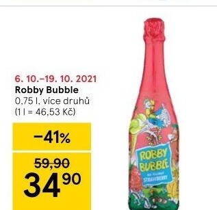 Sekt nealkoholický dětský Robby Bubble